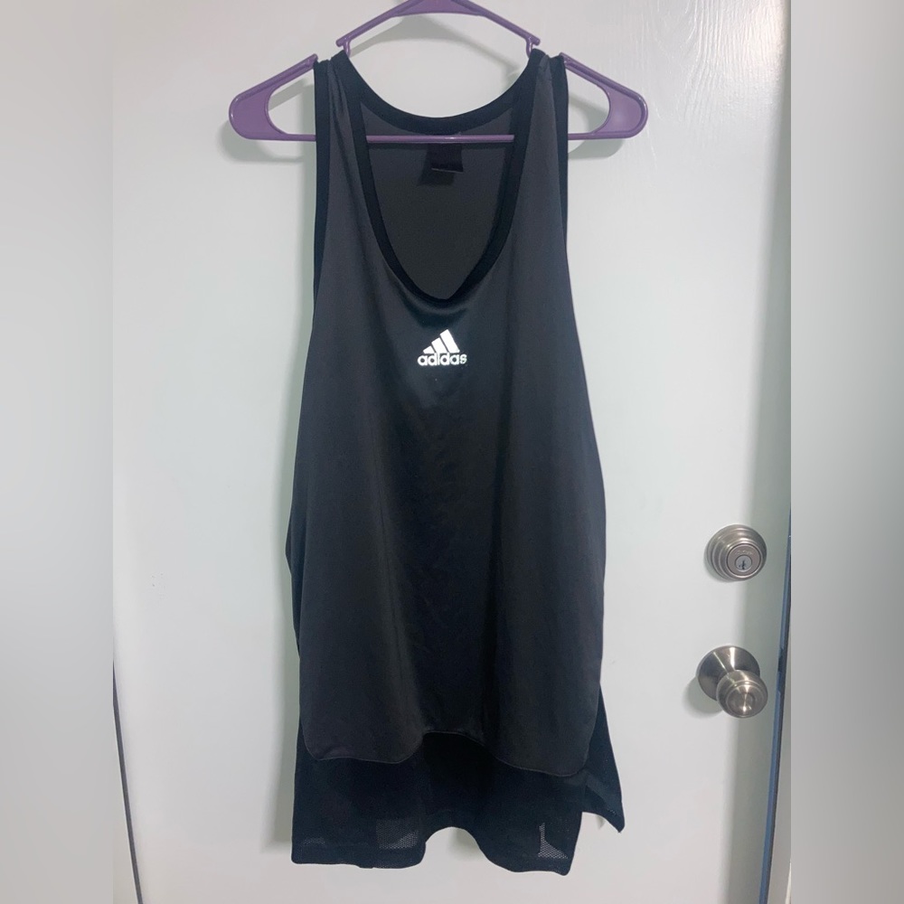 Excellent Condition Adidas Reflective Running Tank Top